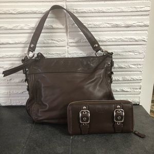 Coach hobo & wallet set